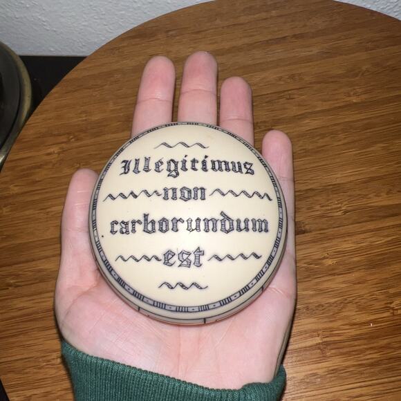 Motivational Faux Scrimshaw Resin Paper Weight made in Great Britain - Picture 4 of 4